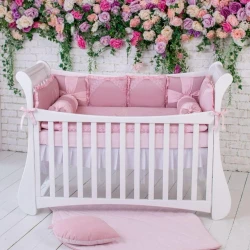 Комплект в кроватку Veres Angel Wings Pink (6 предметов), 120x60 cм купить в Кишиневе. Фото 1