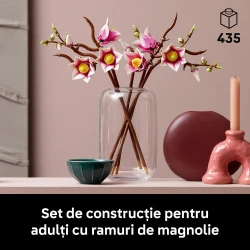 Set construcție Lego Botanicals Magnolia Branches, 435 elemente cumpăra în Chișinau. Foto 4