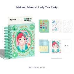 Набор для рисования Mideer Makeup Manual Lady Tea Party купить в Кишиневе. Фото 3