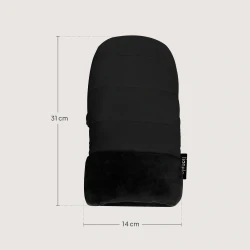 Mănuși pentru cărucior Lionelo Oli Black, 31x14 cm cumpăra în Chișinau. Foto 6