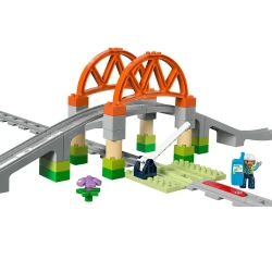 Конструкторы Lego Duplo Train Bridge and Tracks Expansion Set, 42 элемента купить в Кишиневе. Фото 3
