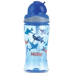Поильник с трубочкой Nuby Flip-It Tritan 3 + 360 мл купить в Кишиневе. Фото 3