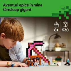 Set construcție Lego Minecraft The Pickaxe Mine, 530 elemente cumpăra în Chișinau. Foto 4