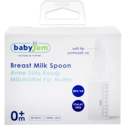 Ложка с резервуаром для младенцев BabyJem White, 50 мл купить в Кишиневе. Фото 6