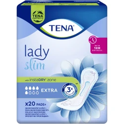 Прокладки Tena Lady Slim Extra, 20 шт. купить в Кишиневе. Фото 1