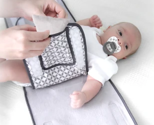 Система пеленания BabyJem с антиколиковой подушкой с вишневыми косточками Grey купить в Кишиневе. Фото 5