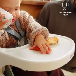 Scaun pentru hranire 2 in 1 KinderKraft Dinnly Grey cumpăra în Chișinau. Foto 6