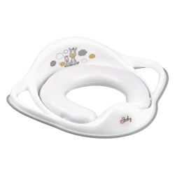 Детская накладка на унитаз Maltex мягкое Zebra White/Grey, 18 мес+ купить в Кишиневе. Фото 1