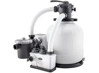 Pompă de filtrare cu nisip și generator de clor Intex Krystal Clear QX2600 White, 10000 l/h cumpăra în Chișinau. Foto 1