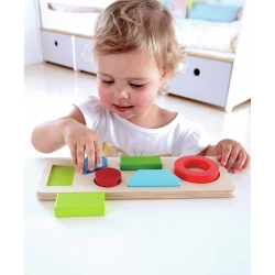Игрушка-сортер Hape Geometry Puzzle купить в Кишиневе. Фото 9