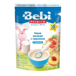 Terci Bebi din ovăz și piersic cu lapte (6 luni+), 200 gr cumpăra în Chișinau. Foto 1