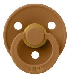 Пустышка круглая латексная Bibs Caramel (6-18 мес.) купить в Кишиневе. Фото 1