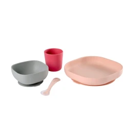 Set de masă din silicon Beaba 4 buc Roz cumpăra în Chișinau. Foto 2