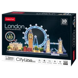 Puzzle 3D Cubic Fun London, 186 elemente cumpăra în Chișinau. Foto 1