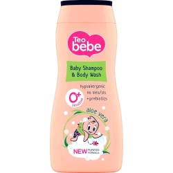 Șampon și gel de duș pentru copii Teo Bebe Aloe, 200 ml cumpăra în Chișinau. Foto 1