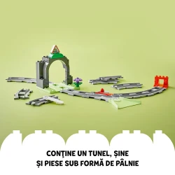 Set construcție Lego Duplo Train Tunnel and Tracks Expansion Set, 20 elemente cumpăra în Chișinau. Foto 6