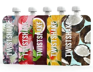 Pungi reutilizabile Twistshake Fruits (5 buc.), 220 ml cumpăra în Chișinau. Foto 1