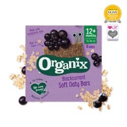 Батончики Organix Blackcurrant Soft Oaty Bars (12 мес.+), 6х23 г купить в Кишиневе. Фото 1