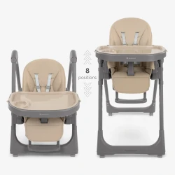 Стульчик для кормления Kikkaboo Pastello 2 Beige купить в Кишиневе. Фото 3