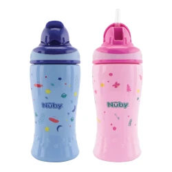 Поильник с трубочкой Nuby Neon Flip It 12+ мес 360 мл купить в Кишиневе. Фото 1