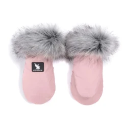 Manusi pentru carucior Cottonmoose Handmuff with Fur Pink, 25x14 cm cumpăra în Chișinau. Foto 1