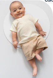 Комплект из 2 штук Caramell Hello Boy Beige (6-9М) купить в Кишиневе. Фото 3