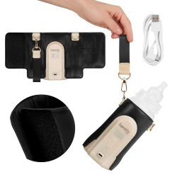 Подогреватель портативный для бутылочек Lionelo Thermup Go Evo Black Gold купить в Кишиневе. Фото 5