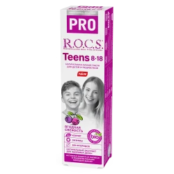 Зубная паста R.O.C.S. PRO Teens Ягодная свежесть (8 лет +) купить в Кишиневе. Фото 2