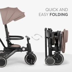 Tricicletă Kikkaboo 8in1 Trix 2 Beige cumpăra în Chișinau. Foto 5