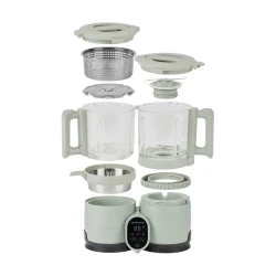 Aparat de gatit robot de bucătărie multifuncțional 4 in 1 Babymoov Nutribaby Glass Celadon Green cumpăra în Chișinau. Foto 3