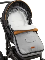 Husa de iarna pentru carucior Sensillo Light Grey Polar 95x40 cm cumpăra în Chișinau. Foto 6