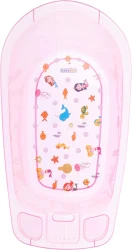 Ванночка детская со сливом BabyJem Transparent Pink, 80 см купить в Кишиневе. Фото 4