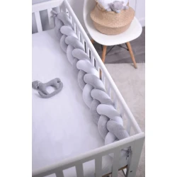 Бортики в кроватку Veres Baby Light Grey Melange (1 предмет), 15x120 cм купить в Кишиневе. Фото 1