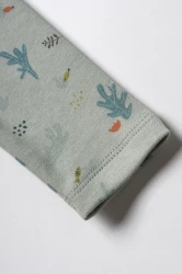 Body cu mânecă lungă BabyCosy Green & Ecru, 2 buc. (9-12L) cumpăra în Chișinau. Foto 7