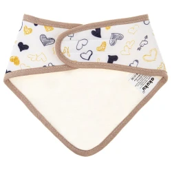 Baveta din bumbac Akuku Heart White&Beige cumpăra în Chișinau. Foto 2