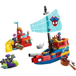 Set construcție Lego Marvel Team Spidey Pirate Ship, 201 elemente cumpăra în Chișinau. Foto 3