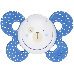 Ортодонтическая пустышка из силикона Chicco Physio Comfort Blue, 6-16 м купить в Кишиневе. Фото 1