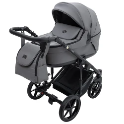 Коляска 2 в 1 Adamex Locco Deluxe Dark Grey купить в Кишиневе