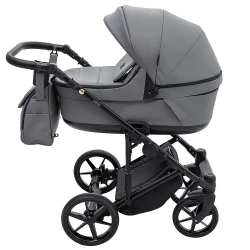 Carucior 2 in 1 Adamex Locco Deluxe Dark Grey cumpăra în Chișinau. Foto 3