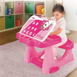Masuta cu scaun incorporat Dolu Unicorn Roz cumpăra în Chișinau. Foto 4