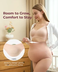 Трусики для беременных с высокой посадкой Momcozy, размер XXL, 3 шт. купить в Кишиневе. Фото 2