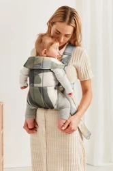 Marsupiu anatomic BabyBjorn Mini Cotton Khaki Green cumpăra în Chișinau. Foto 2