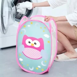Корзина для игрушек U-grow Owl Blue&Pink купить в Кишиневе. Фото 3