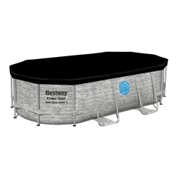 Каркасный бассейн Bestway Power Steel Swim Vista 427x250x100 см, 7250 литров купить в Кишиневе. Фото 1