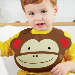 Bavetă din silicon Skip Hop Fold & Go Zoo Monkey cumpăra în Chișinau. Foto 2