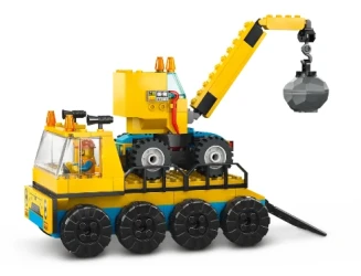 Set constructie Lego City Construction Trucks and Wrecking Ball Crane, 235 elemente cumpăra în Chișinau. Foto 4