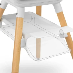 Scaun pentru hranire multifuncțional 4 în 1 Caretero BRAVO Mint cumpăra în Chișinau. Foto 3