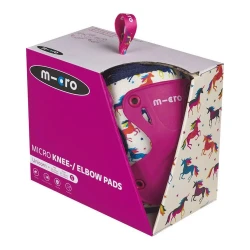 Set de protecții pentru genunchi și coate Micro Unicorn S, roz cumpăra în Chișinau. Foto 4