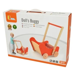 Carucior pentru papusi Viga Dolls Buggy Rosu cumpăra în Chișinau. Foto 3