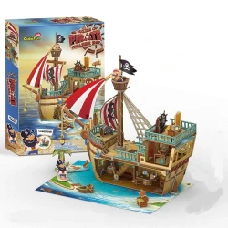 Пазл 3D Cubic Fun Pirate Treasure Ship, 157 элементов купить в Кишиневе. Фото 2